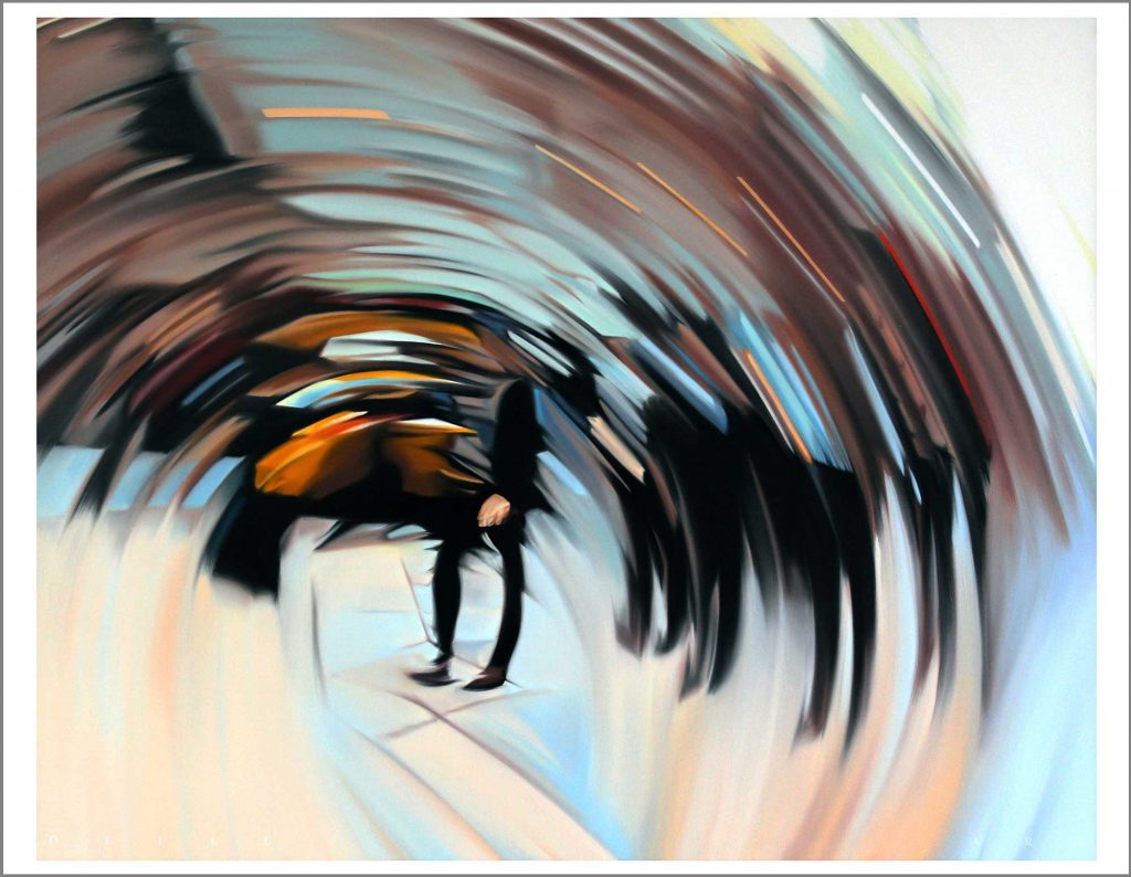 Arc Arc Oil on Canvas by Ofill Echevarria