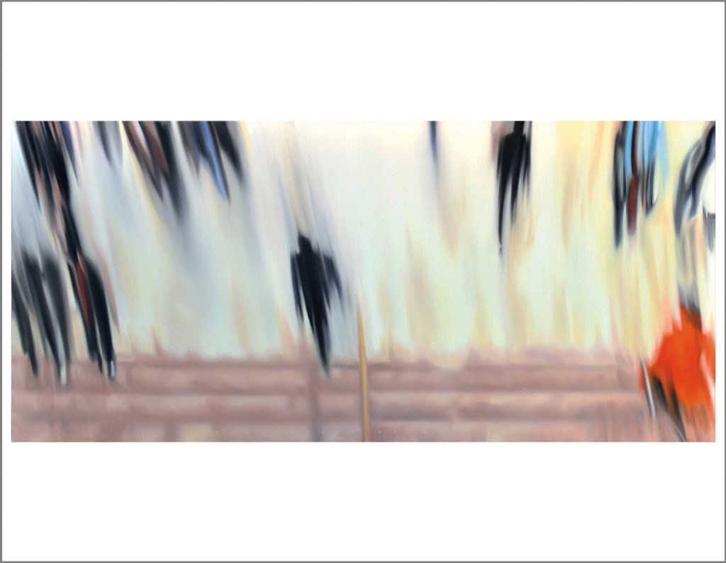 Stairsrace Stairsrace Oil on Canvas by Ofill Echevarria